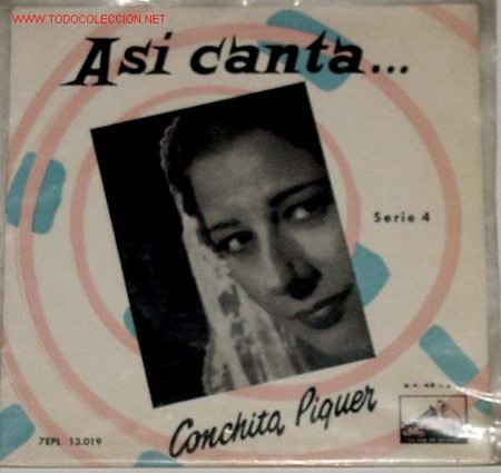 Discos de vinilo: ANTIGUO DISCO DE CONCHITA PIQUER - Foto 1