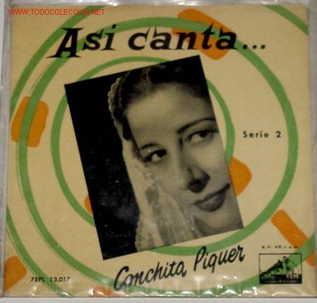 Discos de vinilo: ANTIGUO DISCO DE CONCHITA PIQUER - Foto 1