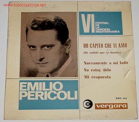 Discos de vinilo: ANTIGUO DISCO DE EMILIO PERICOLI - Foto 1