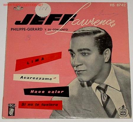 Discos de vinilo: ANTIGUO DISCO DE JEFF LAURENCE - Foto 1