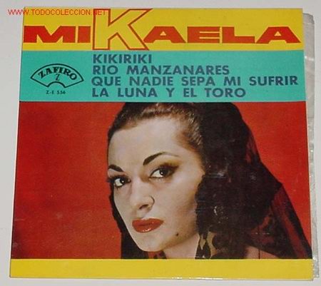 Discos de vinilo: ANTIGUO DISCO DE MIKAELA - Foto 1
