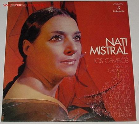 Discos de vinilo: ANTIGUO DISCO LP  NATI MISTRAL CON LOS GEMELOS - Foto 1