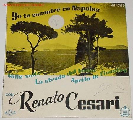 Discos de vinil: ANTIGUO DISCO DE RENATO CESARI