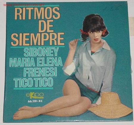 Dischi in vinile: ANTIGUO DISCO RITMOS DE SIEMPRE  - PIN UP -