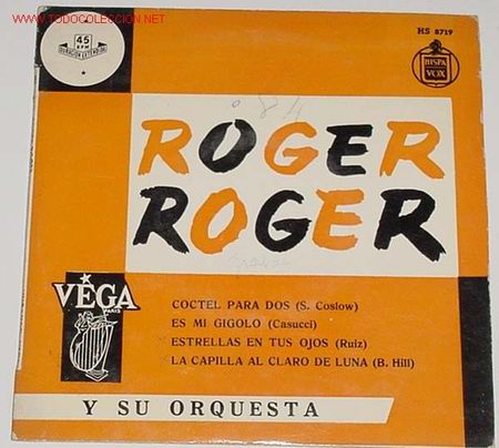 Discos de vinilo: ANTIGUO DISCO DE ROGER Y SU ORQUESTA - Foto 1