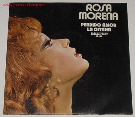 Discos de vinilo: ANTIGUO DISCO SINGLE DE ROSA MORENA - Foto 1