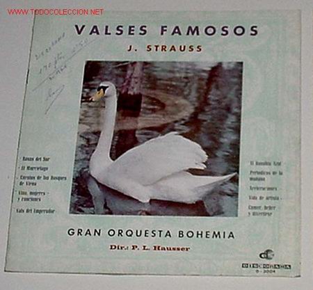 Discos de vinil: ANTIGUO DISCO LP  VALSES FAMOSOS DE STRAUSS