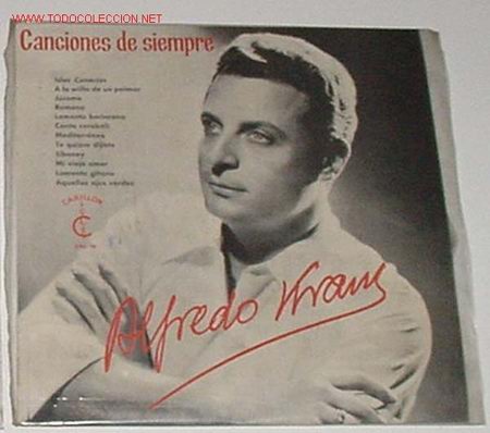 Discos de vinilo: ANTIGUO DISCO LP DE ALFREDO KRAUS, CANCIONES DE SIEMPRE - Foto 1