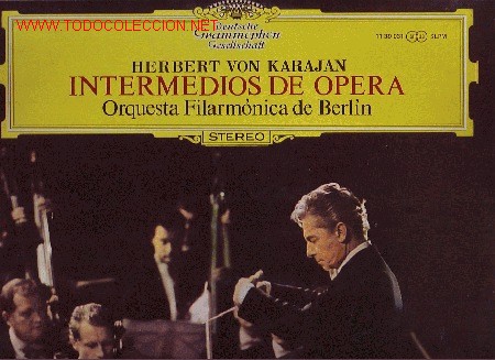 Discos de vinilo: INTERMEDIOS DE OPERA DISCO LP karajan - Foto 1