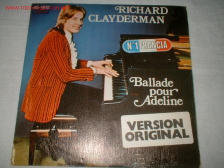 Discos de vinilo: ANTIGUO SINGLE -RICHARD CLAYDERMAN- A&Ntilde;O 1977. - Foto 1