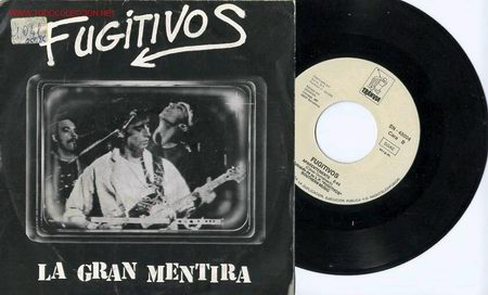 Discos de vinilo: FUGITIVOS MEGA RARE SINGLE 1986 - Foto 1