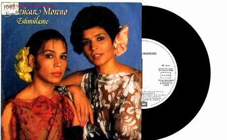 Disques de vinyle: AZUCAR MORENO IRRECONOCIBLES SINGLE PROMO WHITE LABEL NUEVO