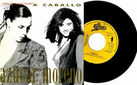 Discos de vinilo: AZUCAR MORENO CANTAN A ELKIN Y NELSON A CABALLO ENVIO GRATIS