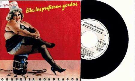 Discos de vinil: ORQUESTA MONGRAGON SINGLE PROMO BLANCO