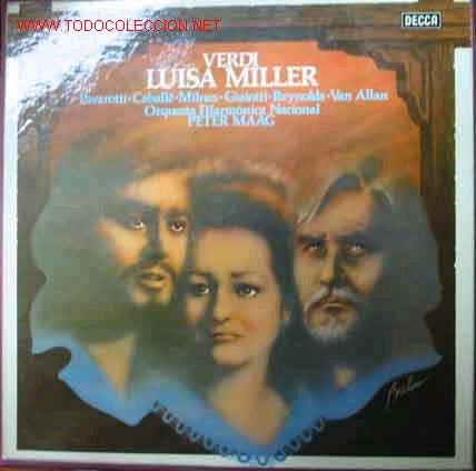 Discos de vinilo: VERDI: LUISA MILLER - Foto 1