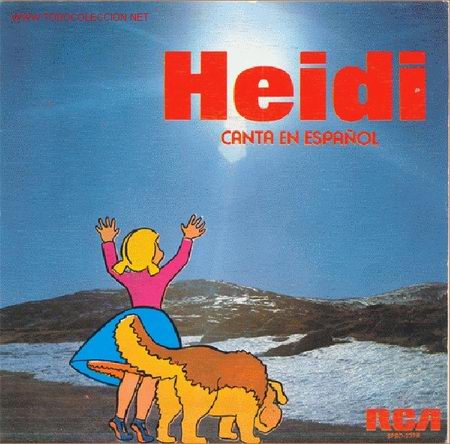 Discos de vinilo: Heidi canta en Espa&ntilde;ol - Foto 1