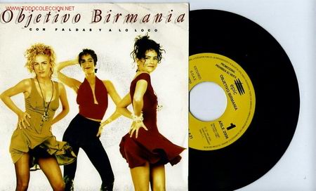 Vinyl-Schallplatten: OBJETIVO BIRMANIA SINGLE PROMO UNA CARA 1991