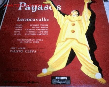 Discos de vinilo: PAYASOS 2 LP. (opera completa) LEONCAVALLO - 1958 - Foto 1