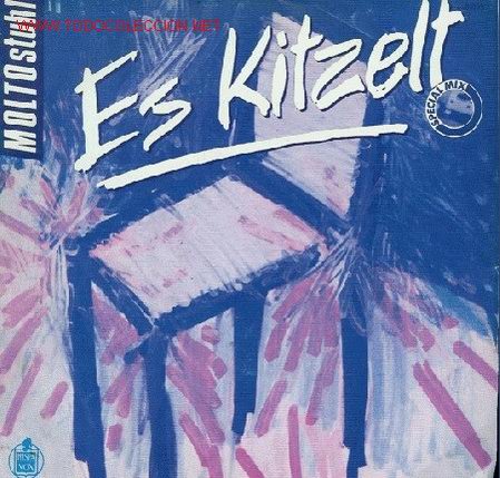 Vinyl records: Disco sencillo de Moltostuhl: Cosquillas, Es Kitzelt.