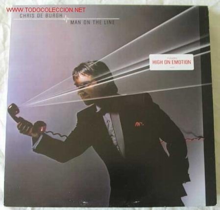 Discos de vinilo: CHRIS DE BURGH (MAN ON THE LINE) LP33 - Foto 1