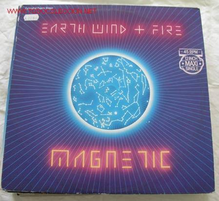 Discos de vinilo: EARTH WIND & FIRE (MAGNETIC) MAXISINGLE 45 - Foto 1