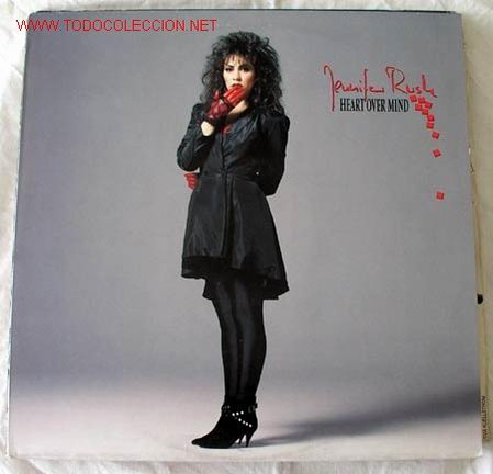 Discos de vinilo: JENNIFER RUSH (HEART OVER MIND) 1987 - HOLANDA LP33 CBS - Foto 1
