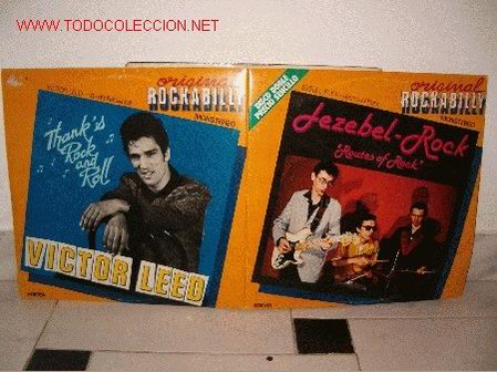 Discos de vinilo: Alligators y Victor Leed. LP. Rockabilly. - Foto 1