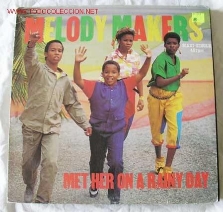 Discos de vinilo: MELODY MAKERS  (MET HER ON A RAINY DAY)  MAXISINGLE 45 - Foto 1