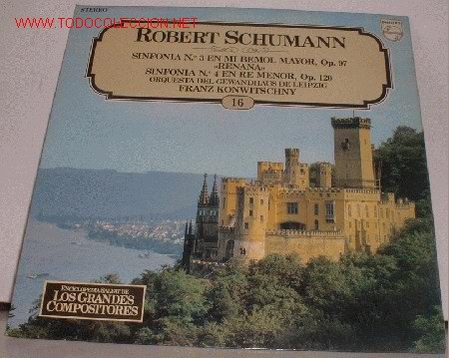 Discos de vinilo: DISCOS: LP ROBERT SCHUMANN SINFONIA N&ordm;3. VV - Foto 1