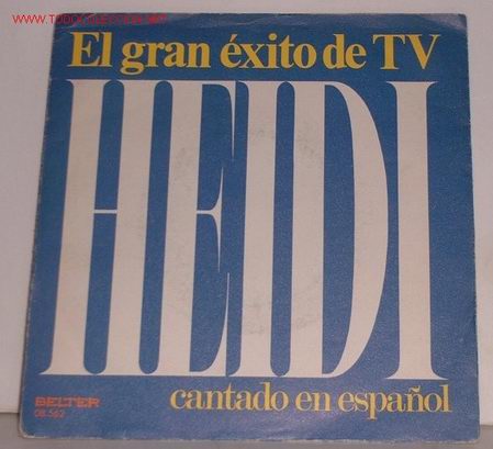 Discos de vinilo: DISCO SINGLE EL GRAN EXITO DE TV HEIDI VV - Foto 1