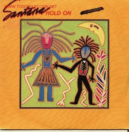 Discos de vinilo: SANTANA - Hold On - Single sello CBS 1982 - Foto 1