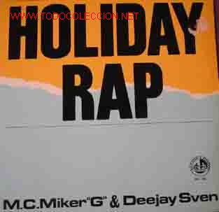 Discos de vinilo: M.C. MIKER G & DEEJAY SVEN :  HOLIDAY RAP - Foto 1