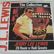 Discos de vinilo: JERRY LEE LEWIS (20 ROCK'N'ROLL GREATS) LP33. Lote 675207
