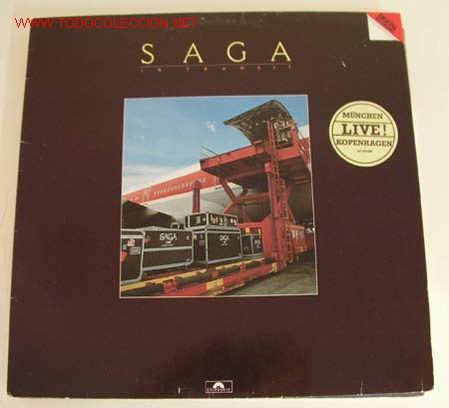 Discos de vinilo: Saga &lrm;&ndash; In Transit , Germany 1982 Polydor - Foto 1
