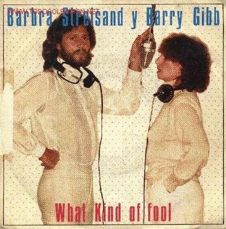 Discos de vinilo: Barbra Streisand y Barry Gibb - Foto 1
