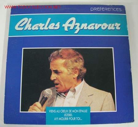 Discos de vinilo: CHARLES AZNAVOUR (PREFERENCES) LP33 - Foto 1