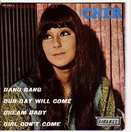 Discos de vinilo: CHER EP BAN BANG SPA 1966 - Foto 1