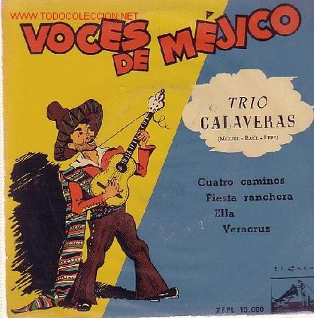 Discos de vinilo: TRIO CALAVERAS  DISCO EP - Foto 1