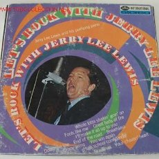 Discos de vinilo: JERRY LEE LEWIS (LETS ROCK WITH JERRY LEE LEWIS) LP33. Lote 730044