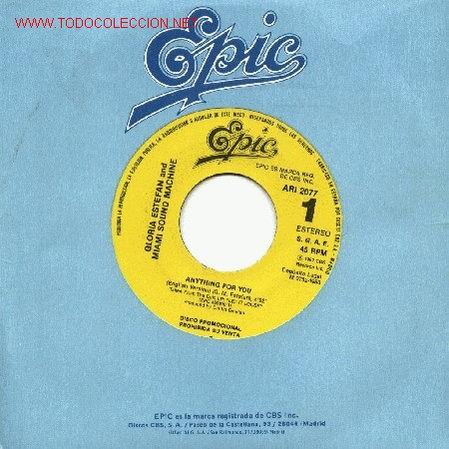 Discos de vinilo: Gloria Estefan and Miami Sound Machine - Foto 1
