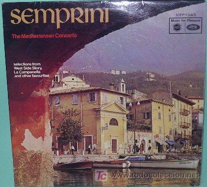 Discos de vinilo: semprini - the mediterranean concerts emi 1962 - Foto 1