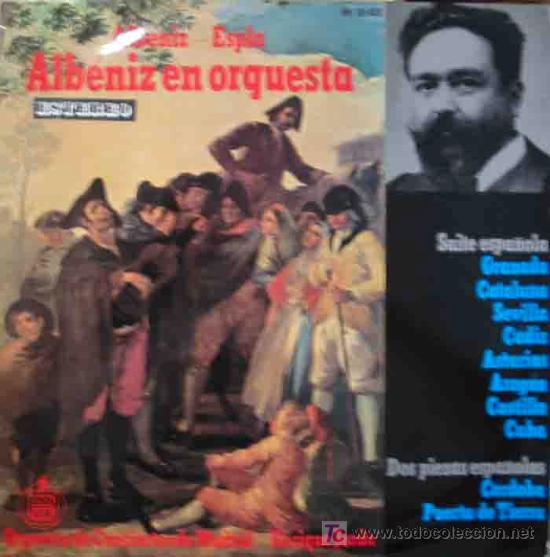 Dischi in vinile: ALBENIZ EN ORQUESTA : Suite Espa&ntilde;ola; Dos piezas espa&ntilde;olas. Hispavox HH 10-209. 1965