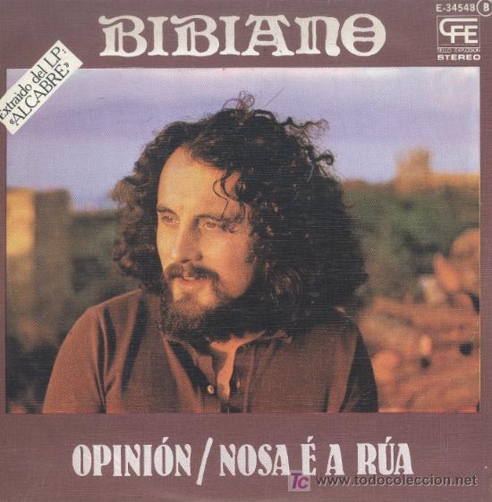 Vinyl-Schallplatten: BIBIANO-OPINION + NOSA E A RUA SINGLE EDITADO POR EXPLOSION EN 1977 PROMOCIONAL EX-EX