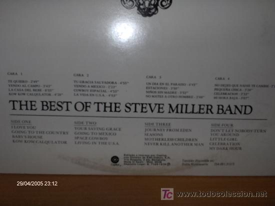 Discos de vinilo: STEVE MILLER BAND ----- ANTHOLOGY - Foto 2