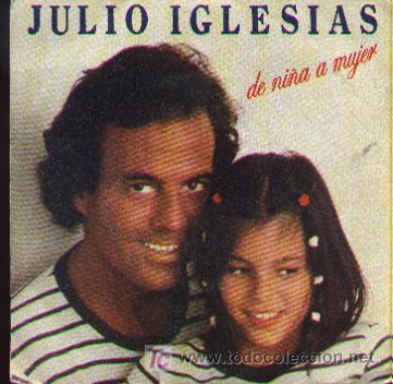 Discos de vinilo: julio iglesias de ni&ntilde;a a mujer - Foto 1
