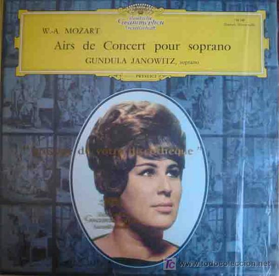 Discos de vinilo: AIRS DE CONCERT POUR SOPRANO - Foto 1