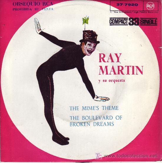 Discos de vinilo: RAY MARTIN DISCO SINGLE OBSEQUIO RCA 1961 37-7920 - Foto 1