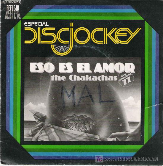 Discos de vinilo: The Chakachas / Eso es el amor - 1977 - Foto 1