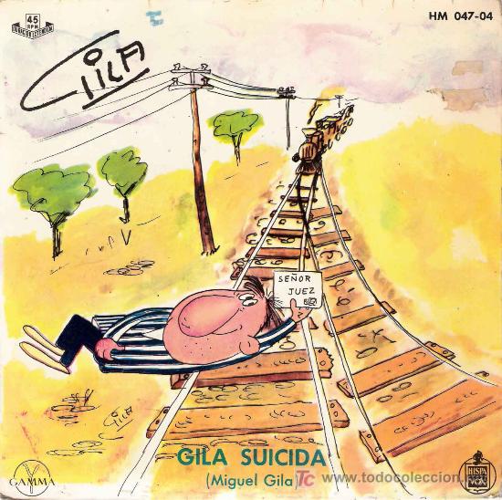 Discos de vinilo: GILA Y LA CIRUG&Iacute;A PL&Aacute;STICA- GILA SUICIDA  - 1960 - Foto 1
