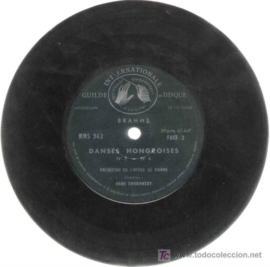 Discos de vinilo: BRAHMS . DANSES HONGROISES - Foto 1